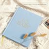 Lanpn Hello Baby Babytagebuch (5 Jahre), Leinen-Hardcover Blau