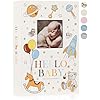 Lanpn Hello Baby Fotoalbum – 300 Fotos (10×15), Leinen bunt